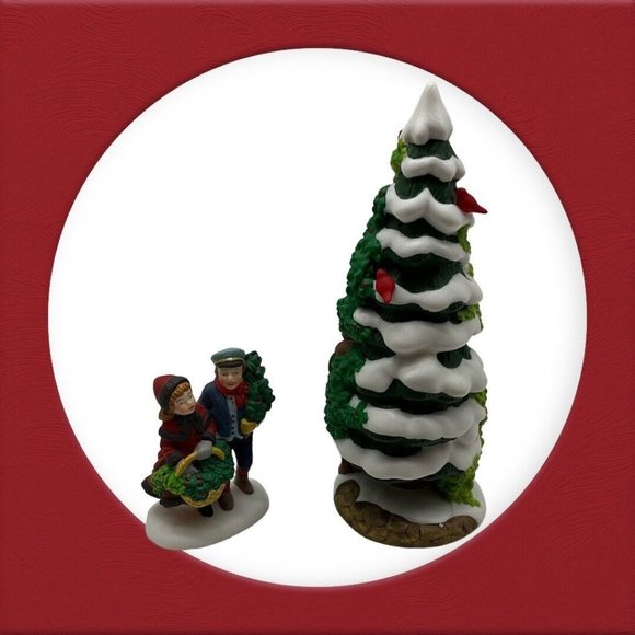 Dept 56 Heritage Village Event Piece The Holly and The Ivy 56100 w/Box 1997 - Picture 4 of 16